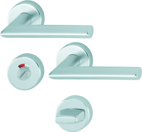 Hoppe Drückergarnitur Stockholm 1140/42H Aluminium