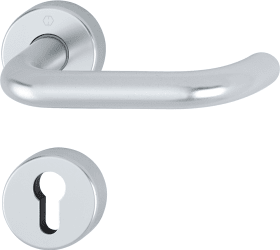 Hoppe Drückergarnitur Paris 138/42H/42HKVS, Aluminium