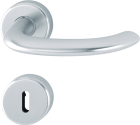 Hoppe Drückergarnitur Marseille 1138/42H/42HKVS, Aluminium