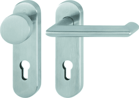 Hoppe Wechselgarnitur FS-E58/353KH/1141, Edelstahl