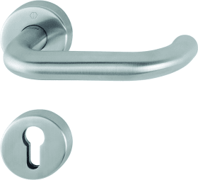 Hoppe FS-Drückergarnitur Paris FS-E138/42H/42HS, Edelstahl