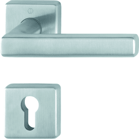 Hoppe Drückergarnitur Dallas E1643/52/52KVS, Edelstahl