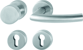 Hoppe Wechselgarnitur Trondheim E58/42H/42HKVS/1430, Edelstahl