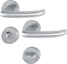 Hoppe Drückergarnitur San Francisco E1301/42H/42HKVS, Edelstahl