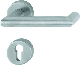 HOPPE Drückergarnitur Rotterdam E1401/42H/42HKVS,PZ,8,F69,TS 40-45