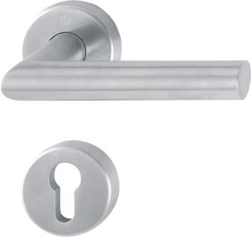 Hoppe Drückergarnitur Amsterdam E1400/42H/42HKVS, Edelstahl