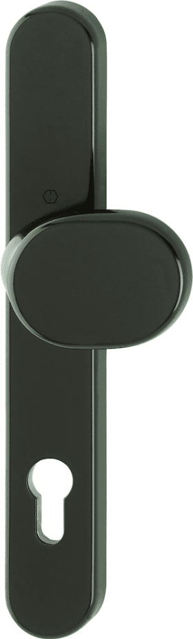 HOPPE Knopf auf Langschild 86G/3357N, Aluminium