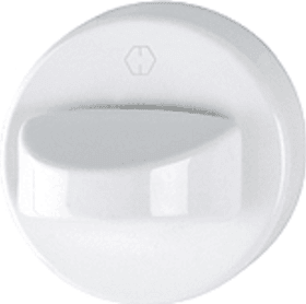 HOPPE Riegelolive OL92/42KS,40mm,rund,verkehrsweiß besch.