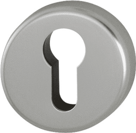 HOPPE Schlüsselrosettenpaar 42KVS,rund,PZ, 9mm,TS 37-42,F4