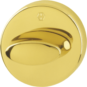 HOPPE Riegelolive MOL96/42KS,40mm,rund,messing poliert