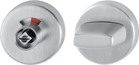 HOPPE Schlüsselrosettenpaar E42KVS,rund,WC/SVK, 8mm,TS 37-42,F69