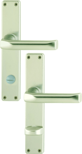 Hoppe Drückergarnitur London 113/202SP, Aluminium