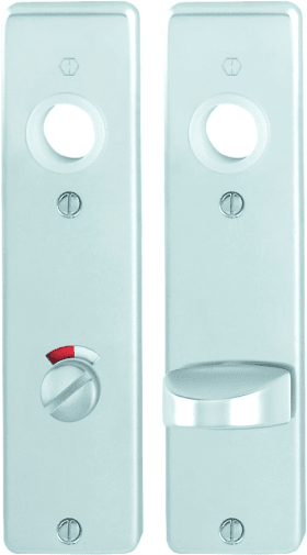 HOPPE Kurzschildpaar 202KP, eckig o. No., WC/SS 78, TS 40, F1