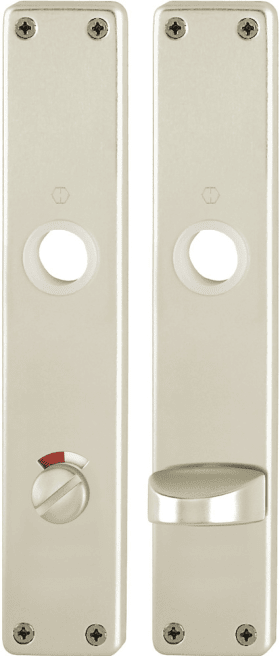 HOPPE Langschildpaar London 202SP, eckig o. No., WC/SS 78, TS 40, F2