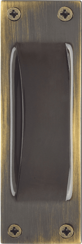 HOPPE Muschelgriff M421,120x40,offen,UG,brü.