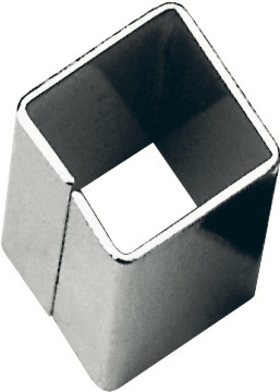 HOPPE Ausgleichshülse, 8/10mm, L 20mm, Stahl blank