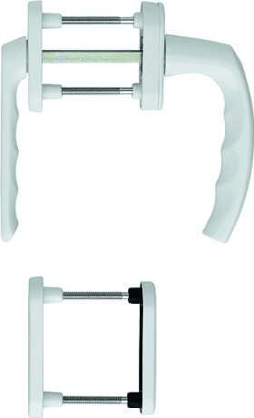 HOPPE Balkontürgarnitur Atlanta 099KH/66N/U26/0530/66NS/49PNS, Aluminium