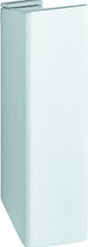 HOPPE Ziehgriff, ohne Steg, 78mm, 535, Aluminium, verkehrsweiß beschichtet