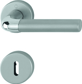 Hoppe Drückergarnitur Bremen 1505/42KV/42KVS, Aluminium