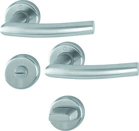 Hoppe Drückergarnitur Alta E1433Z/17KV/17KVS, Edelstahl