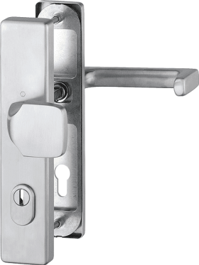 Hoppe door handle set Dallas E61G/2222ZA/2210/1644F, stainless steel
