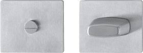 HOPPE Schlüsselrosettenpaar E847NS,eckig,WC/S, 2mm,TS 35-45,F69