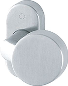 HOPPE Halbgarnitur E58G/55,drehb.,o.Schl.ros.ov.,8,F69-S,o.No.