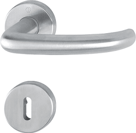 Hoppe Drückergarnitur San Francisco E1301Z/42KV/42KVS, Edelstahl