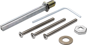 HOPPE Befestigungsset KN/GR-SB-PRF, M6x50, VK 8,TS 36-41,ER-Optik