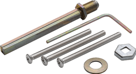 HOPPE Befestigungsset KN/GR-SB-PRF, M6x110, VK 10,TS 96-101,ER-Optik