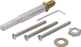 HOPPE Befestigungsset KN/GR-SB-VLL-RDC, M6x90, VK 10/8,TS 76-81,ER-Optik