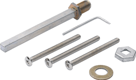 HOPPE Befestigungsset KN/GR-SB-VLL, M6x95, VK 8,TS 81-86,ER-Optik