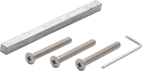 HOPPE Befestigungsset GR/GR-VLL-RDC, M6x65, VK 8,TS 51-56,ER-Optik