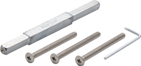 HOPPE Befestigungsset GR/GR-SB-VLL-RDC, M6x105, VK 8/10/8,TS 91-96,ER-Optik