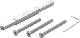 HOPPE Befestigungsset GR/GR-UB-VLL-RDC, M6x110, VK 8/10/8,TS 97-102 vz