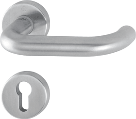 Hoppe Drückergarnitur Paris Secusan E138Z/42KV/KVS, Edelstahl