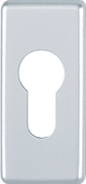 HOPPE Schlüsselrosette 44S-SK,eckig o. No.,PZ, 3mm,F1