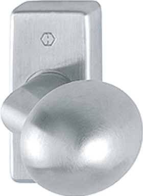 HOPPE Halbgarnitur E50G/44,drehb.,o.Schl.ros.eck,8,F69,o.No.