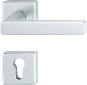 Hoppe Drückergarnitur Dallas 1643/52KV/42KVS, Aluminium