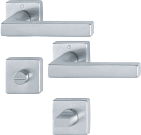 Hoppe Drückergarnitur Dallas M1643/843KV/843KVS, Messing