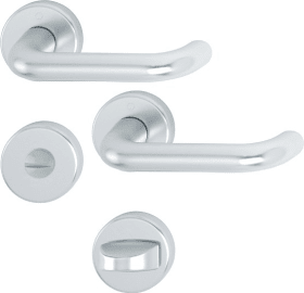 HOPPE Drückergarnitur Paris 138L/42KV/42KVS,WC/S,8(8),F1,TS 37-42