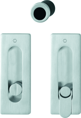 HOPPE Muschelgriff Set 7 M464,116x44,WC/S,8mm,F41-R,TS 33-48