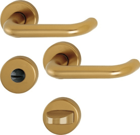 Hoppe Drückergarnitur Paris 138L/42KV/42KVS, Aluminium