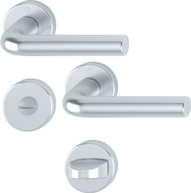 Hoppe Drückergarnitur Bonn 150/42KV/42KVS, Aluminium