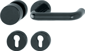 HOPPE Wechselgarnitur Paris FS-K58/15/15S/138,PZ,9,F9005,TS 40-66