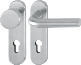 Hoppe short plate Bonn E58/353K/150Z, stainless steel