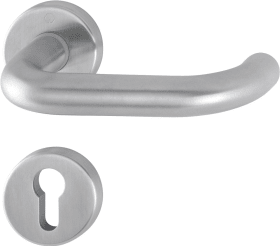 Hoppe Drückergarnitur Paris E138Z/42KV/42KVS, Edelstahl