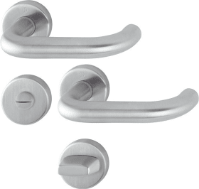 Hoppe Drückergarnitur Paris E138Z/42KV/42KVS, Edelstahl