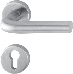 Hoppe Drückergarnitur Bonn E150Z/42KV/42KVS, Edelstahl