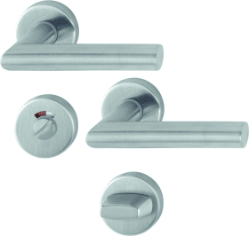 Hoppe Drückergarnitur Amsterdam E1400Z/42KV/42KVS, Edelstahl